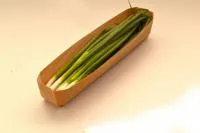 Корзинка из букового шпона для зелени